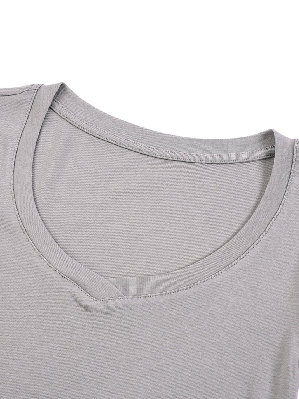Essential V-Neck Bodycon T-Shirt - Tara's Tiny Treasures
