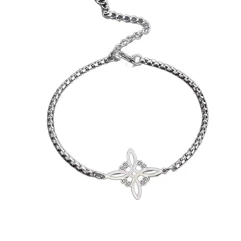 European and American unique hand chain that doesn't fade, universal for men and women, Witch's Knot Hand Chain. - Tara's Tiny Treasures