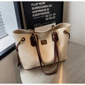 Fall/Winter Luxury Retro With Zipper Large Capacity Bag for Women 2025 New Fashion Commuting Shoulder Bag High-end Tote Bag - Tara's Tiny Treasures