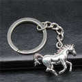 Fashion Jewelry Alloy Pendant Keychain A Running Horse Classic Gift - Tara's Tiny Treasures