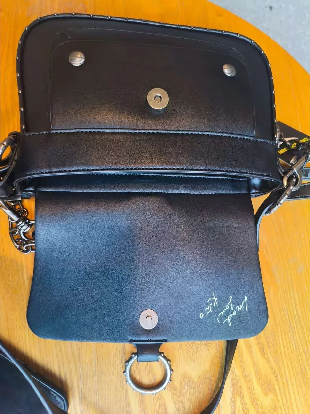 Fashion rivet chain small square bag - Women's crossbody bag with shoulder strap. New trendy street style bag with rivets. - Tara's Tiny Treasures