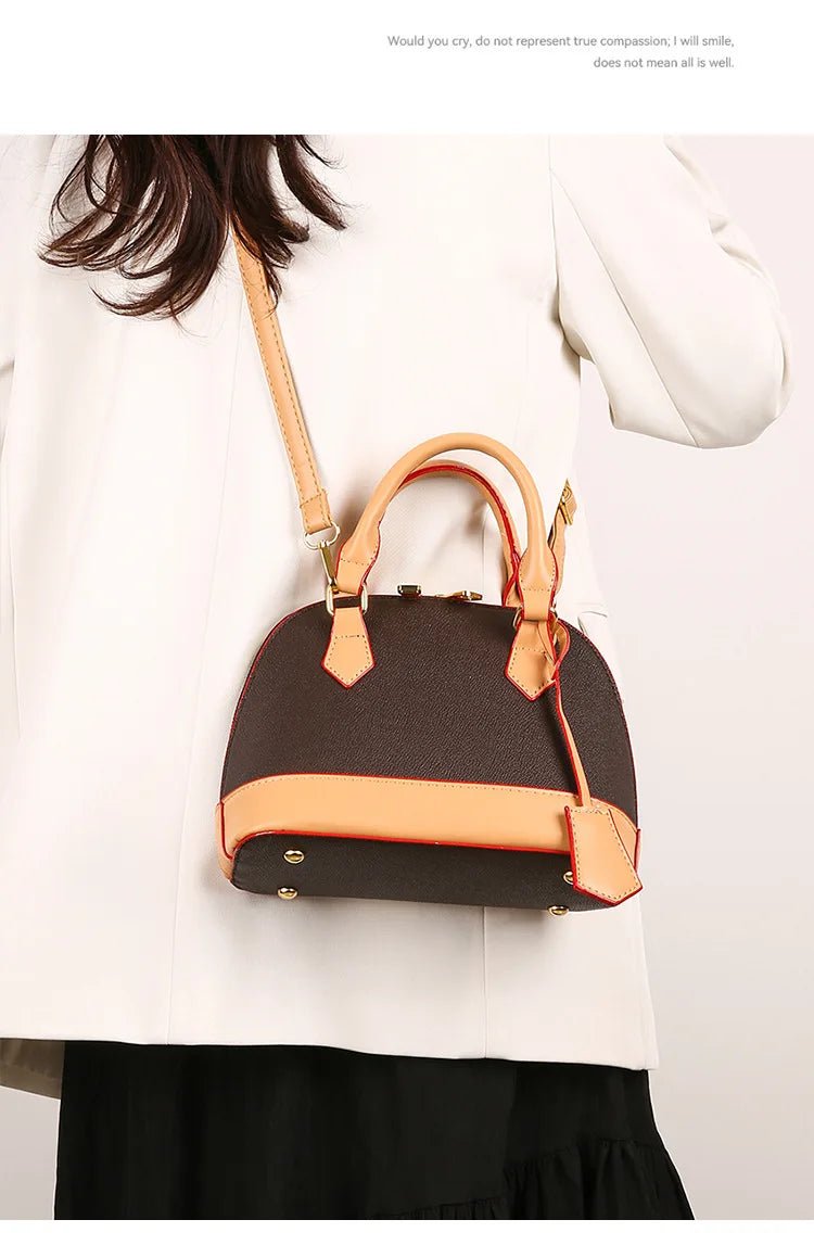 Fashion Women Bag 2026 New Classic Shell Bag Vintage Casual Tote Handbag Versatile Shoulder Bag - Tara's Tiny Treasures