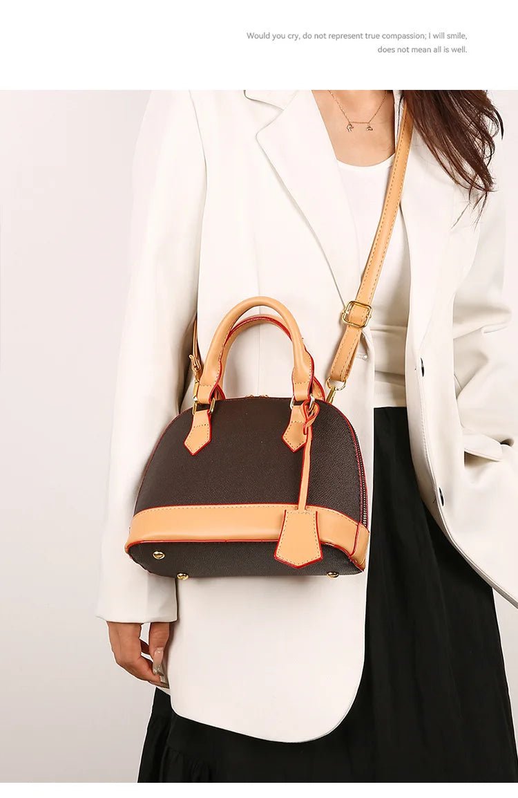 Fashion Women Bag 2026 New Classic Shell Bag Vintage Casual Tote Handbag Versatile Shoulder Bag - Tara's Tiny Treasures