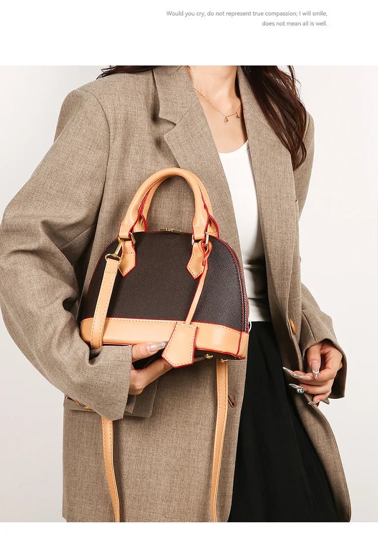 Fashion Women Bag 2026 New Classic Shell Bag Vintage Casual Tote Handbag Versatile Shoulder Bag - Tara's Tiny Treasures