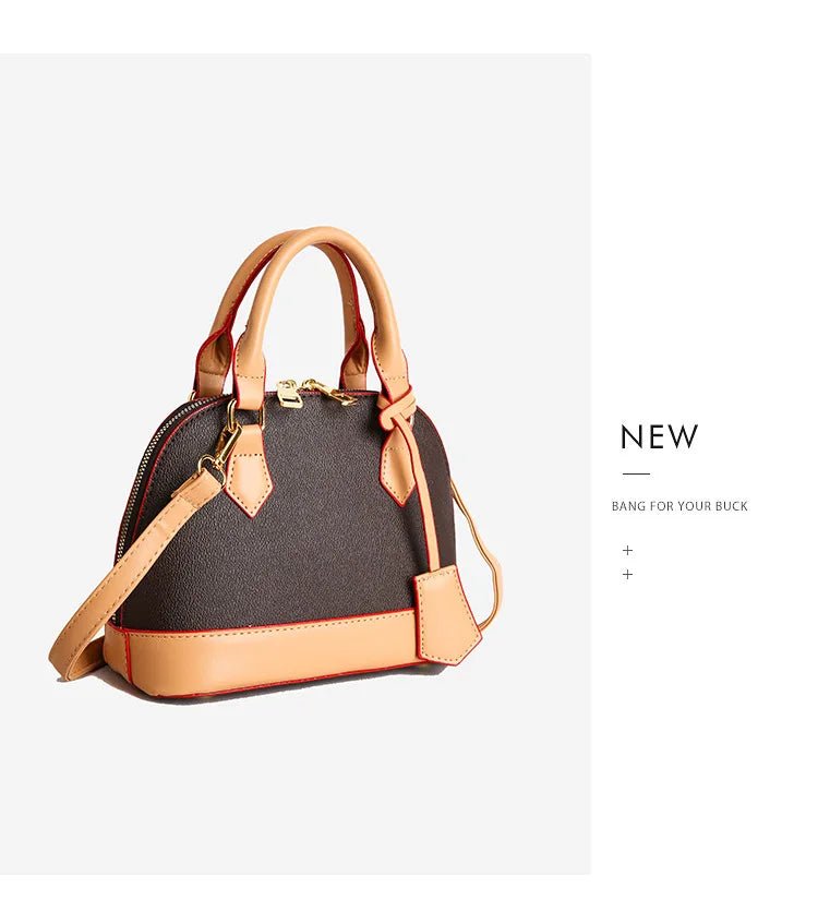 Fashion Women Bag 2026 New Classic Shell Bag Vintage Casual Tote Handbag Versatile Shoulder Bag - Tara's Tiny Treasures