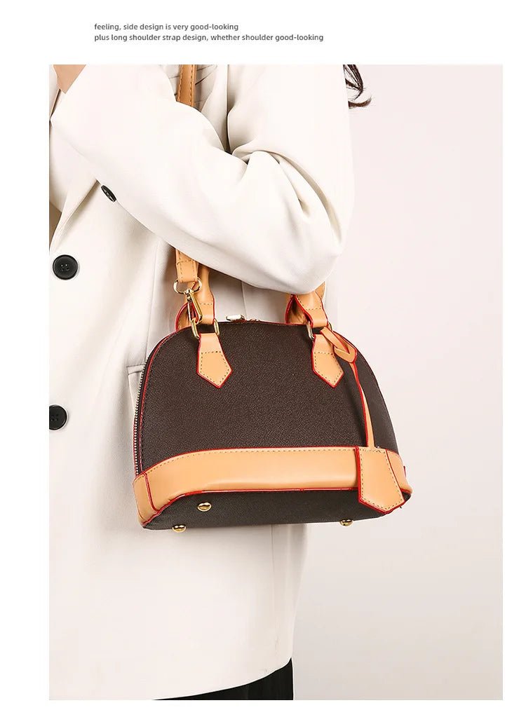 Fashion Women Bag 2026 New Classic Shell Bag Vintage Casual Tote Handbag Versatile Shoulder Bag - Tara's Tiny Treasures