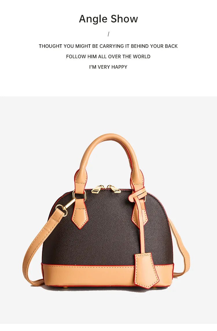 Fashion Women Bag 2026 New Classic Shell Bag Vintage Casual Tote Handbag Versatile Shoulder Bag - Tara's Tiny Treasures