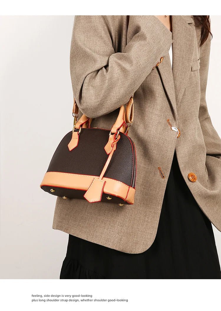 Fashion Women Bag 2026 New Classic Shell Bag Vintage Casual Tote Handbag Versatile Shoulder Bag - Tara's Tiny Treasures
