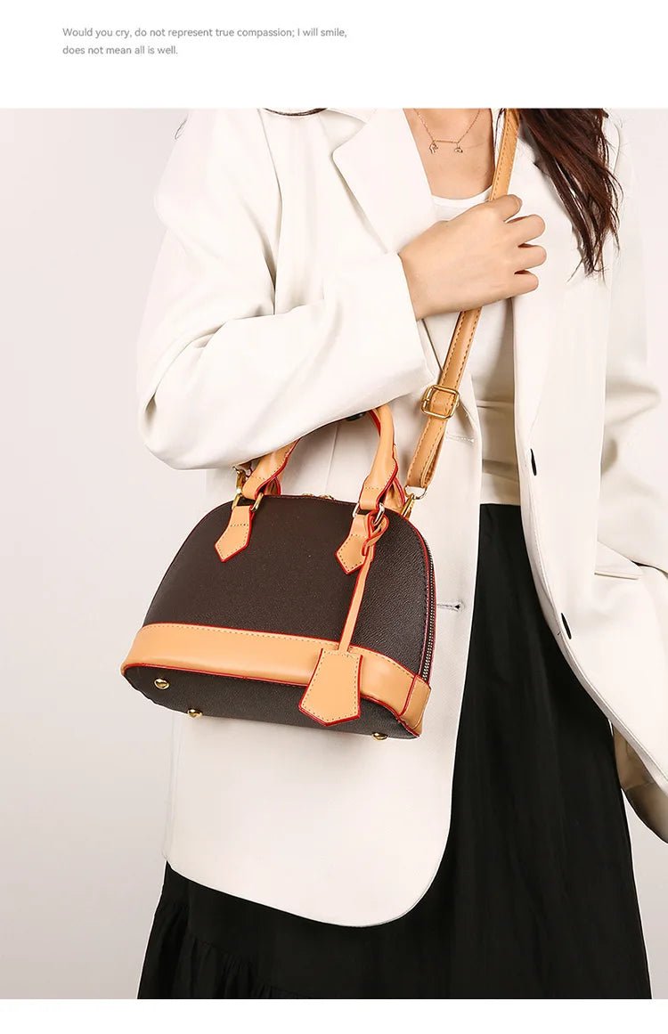 Fashion Women Bag 2026 New Classic Shell Bag Vintage Casual Tote Handbag Versatile Shoulder Bag - Tara's Tiny Treasures