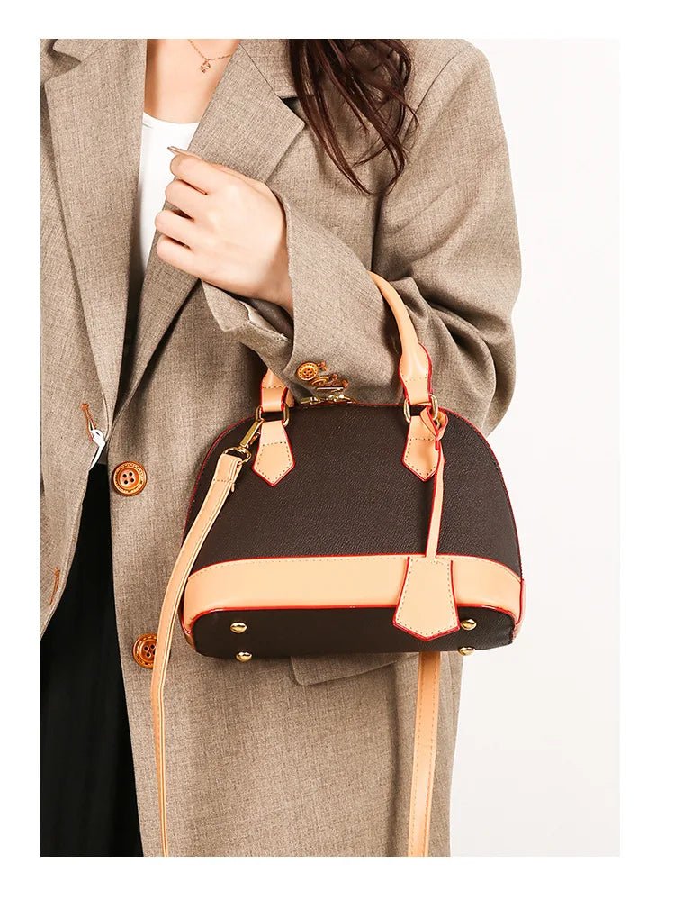 Fashion Women Bag 2026 New Classic Shell Bag Vintage Casual Tote Handbag Versatile Shoulder Bag - Tara's Tiny Treasures
