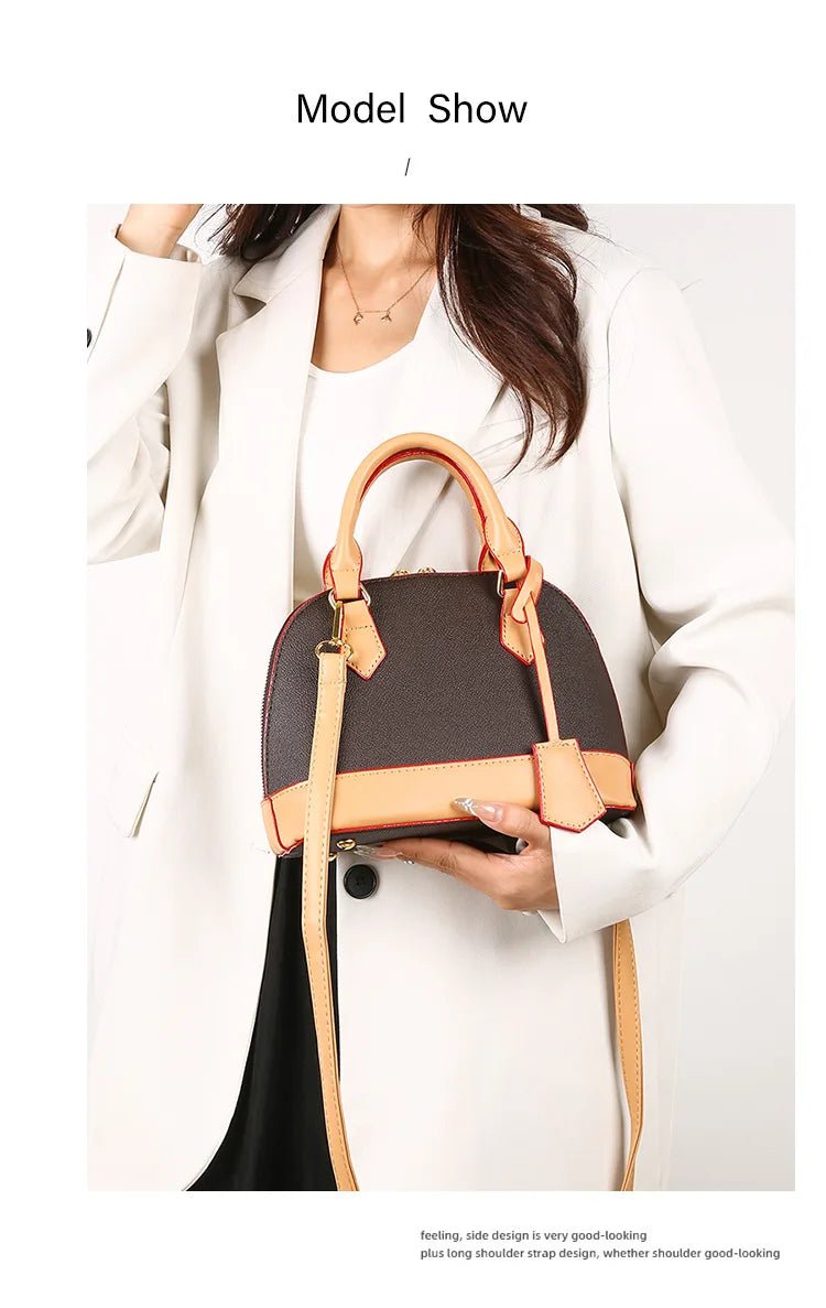 Fashion Women Bag 2026 New Classic Shell Bag Vintage Casual Tote Handbag Versatile Shoulder Bag - Tara's Tiny Treasures