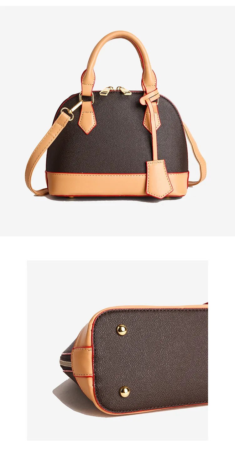 Fashion Women Bag 2026 New Classic Shell Bag Vintage Casual Tote Handbag Versatile Shoulder Bag - Tara's Tiny Treasures