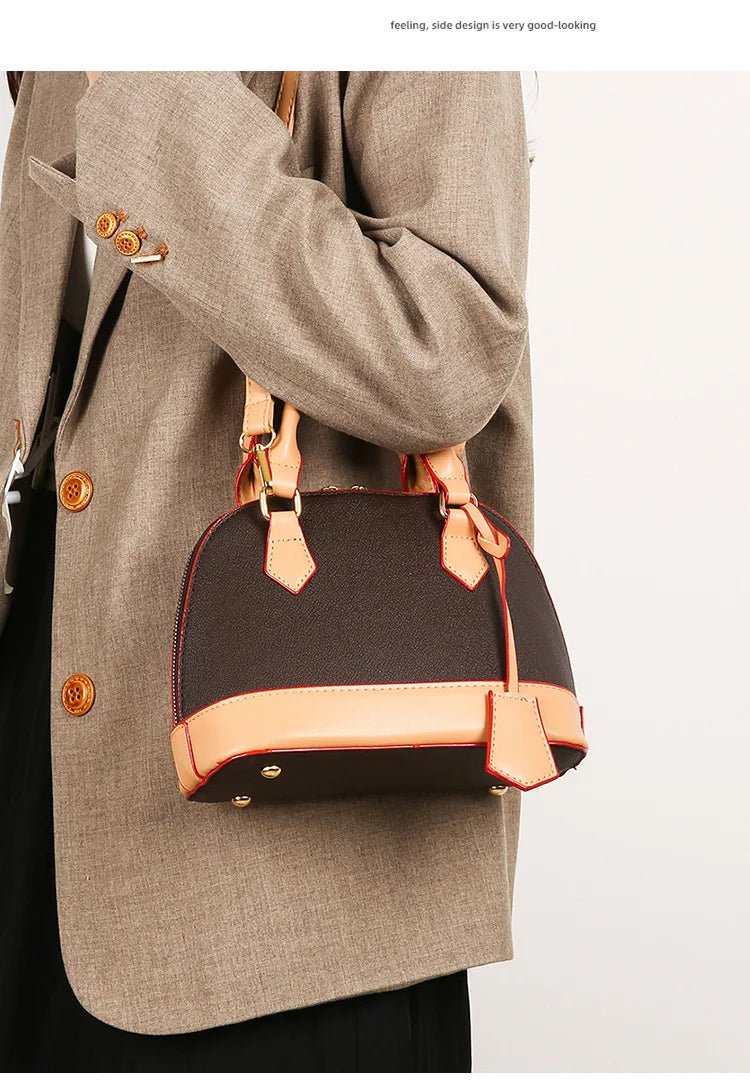 Fashion Women Bag 2026 New Classic Shell Bag Vintage Casual Tote Handbag Versatile Shoulder Bag - Tara's Tiny Treasures