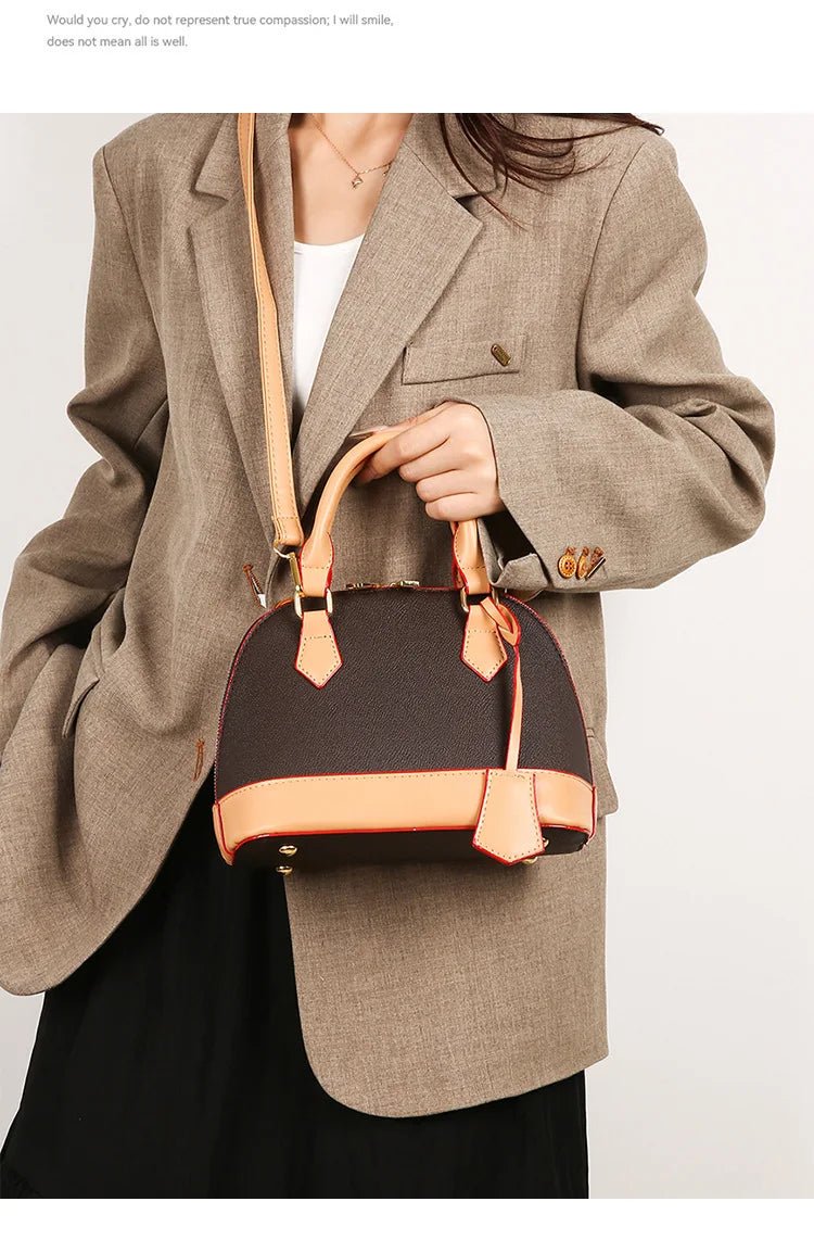 Fashion Women Bag 2026 New Classic Shell Bag Vintage Casual Tote Handbag Versatile Shoulder Bag - Tara's Tiny Treasures