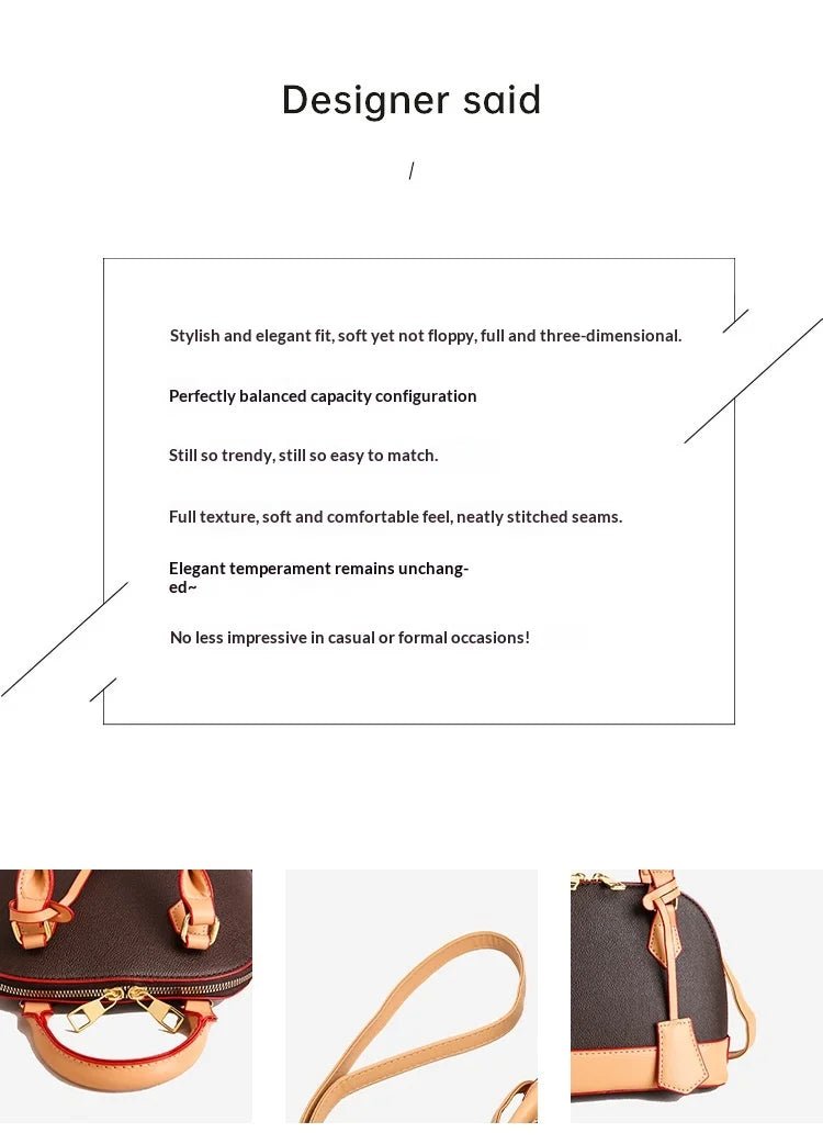 Fashion Women Bag 2026 New Classic Shell Bag Vintage Casual Tote Handbag Versatile Shoulder Bag - Tara's Tiny Treasures