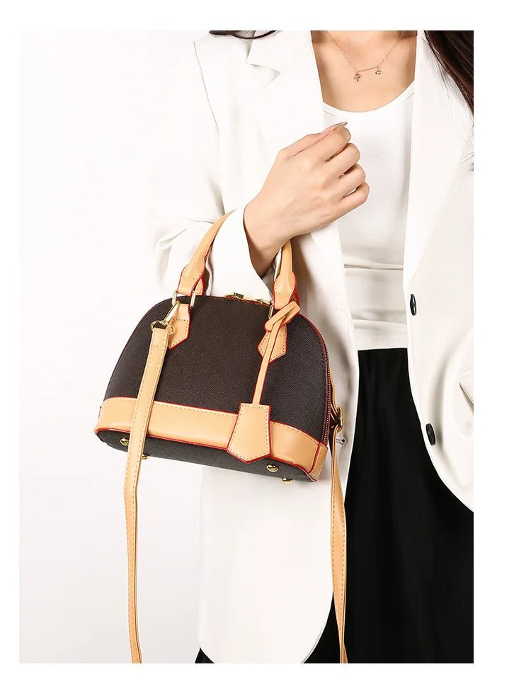 Fashion Women Bag 2026 New Classic Shell Bag Vintage Casual Tote Handbag Versatile Shoulder Bag - Tara's Tiny Treasures