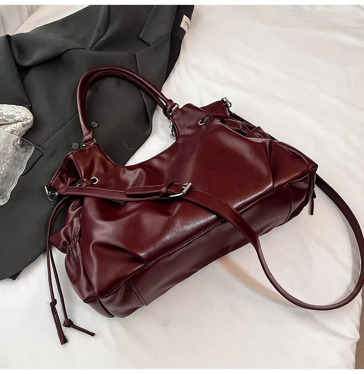 Fashionable Brand Design Tote Bag New Retro Shoulder Bag Casual Large-capacity Crossbody Bags Light Luxury High-end Women's Bags - Tara's Tiny Treasures