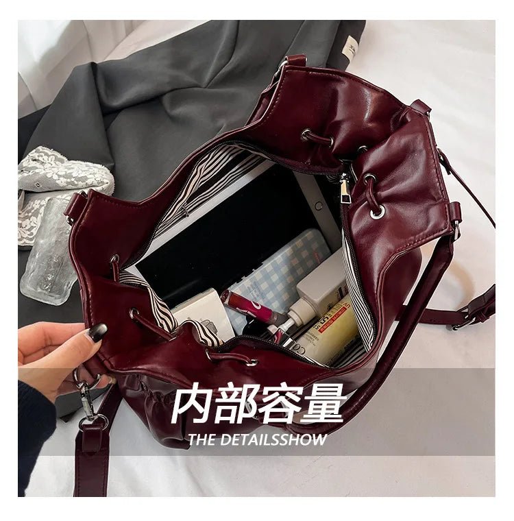 Fashionable Brand Design Tote Bag New Retro Shoulder Bag Casual Large-capacity Crossbody Bags Light Luxury High-end Women's Bags - Tara's Tiny Treasures