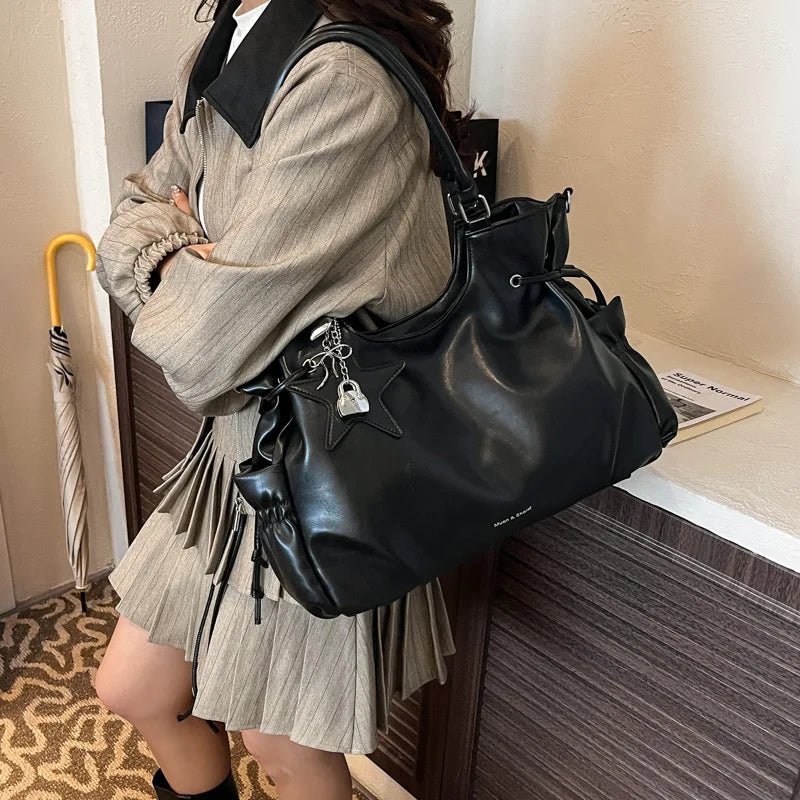 Fashionable Brand Design Tote Bag New Retro Shoulder Bag Casual Large-capacity Crossbody Bags Light Luxury High-end Women's Bags - Tara's Tiny Treasures