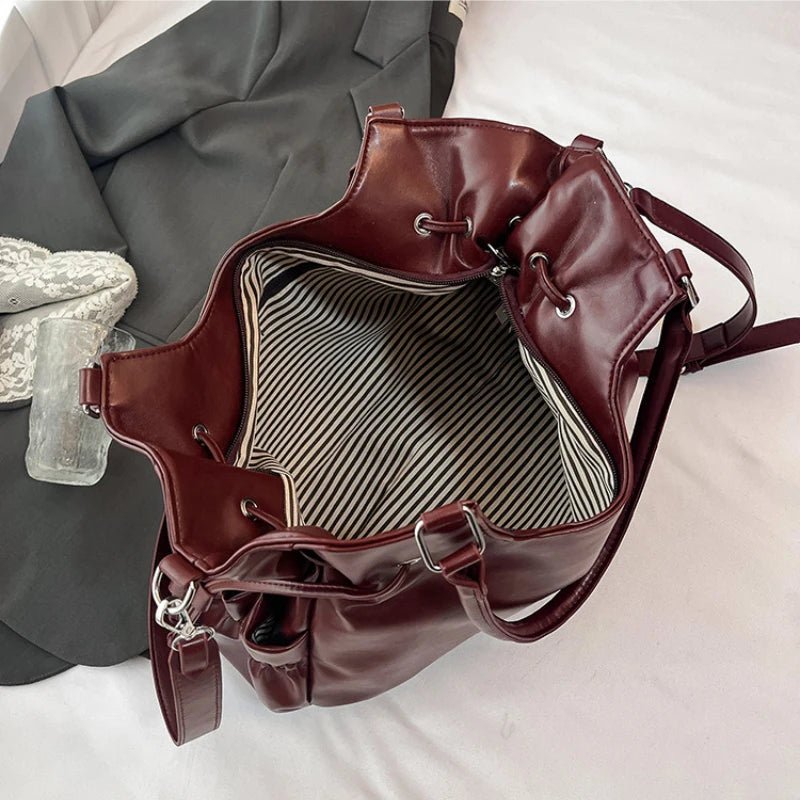 Fashionable Brand Design Tote Bag New Retro Shoulder Bag Casual Large-capacity Crossbody Bags Light Luxury High-end Women's Bags - Tara's Tiny Treasures