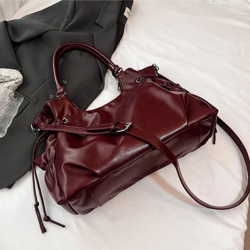 Fashionable Brand Design Tote Bag New Retro Shoulder Bag Casual Large-capacity Crossbody Bags Light Luxury High-end Women's Bags - Tara's Tiny Treasures