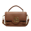 Fashionable Leather Women's Shoulder Bag Luxury Brand Famous Designer Elegant Classic Elegant Lining Vintage Bag - Tara's Tiny Treasures