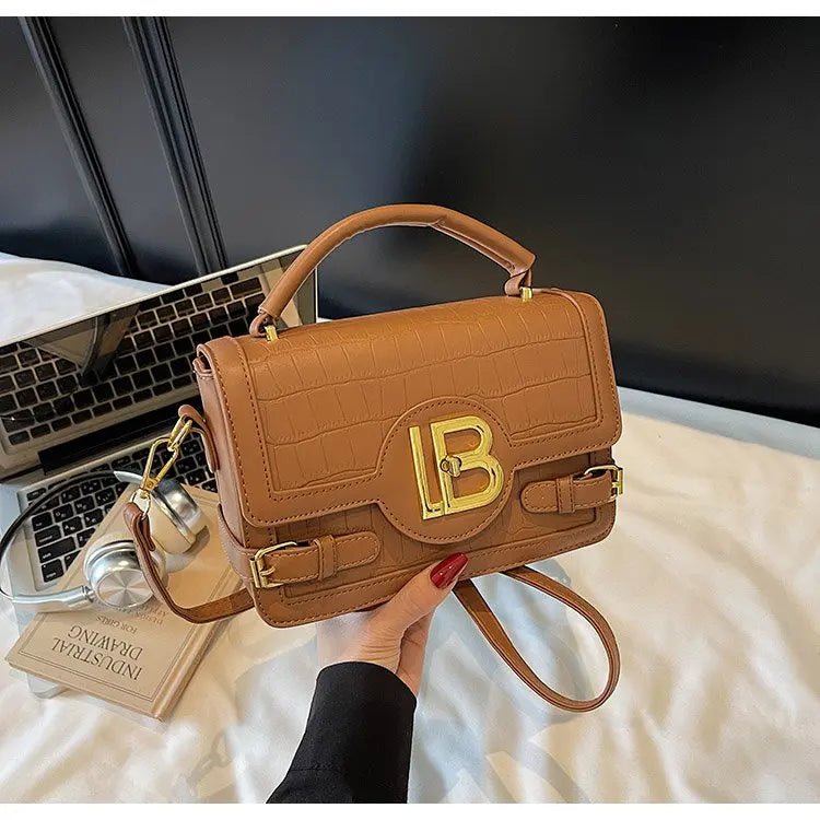Fashionable Leather Women's Shoulder Bag Luxury Brand Famous Designer Elegant Classic Elegant Lining Vintage Bag - Tara's Tiny Treasures