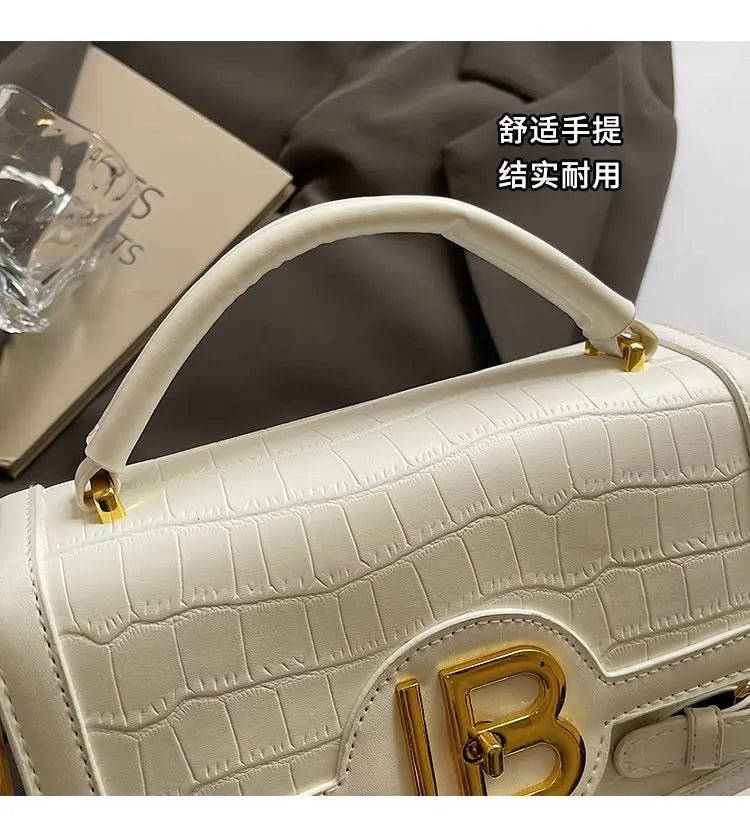 Fashionable Leather Women's Shoulder Bag Luxury Brand Famous Designer Elegant Classic Elegant Lining Vintage Bag - Tara's Tiny Treasures