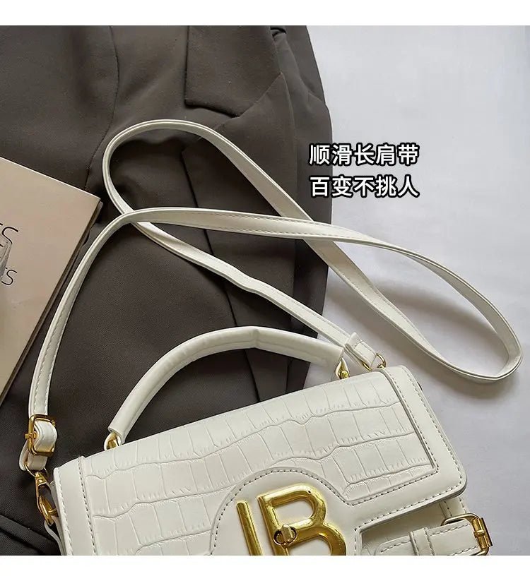 Fashionable Leather Women's Shoulder Bag Luxury Brand Famous Designer Elegant Classic Elegant Lining Vintage Bag - Tara's Tiny Treasures