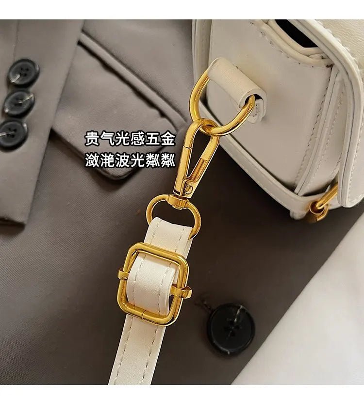 Fashionable Leather Women's Shoulder Bag Luxury Brand Famous Designer Elegant Classic Elegant Lining Vintage Bag - Tara's Tiny Treasures