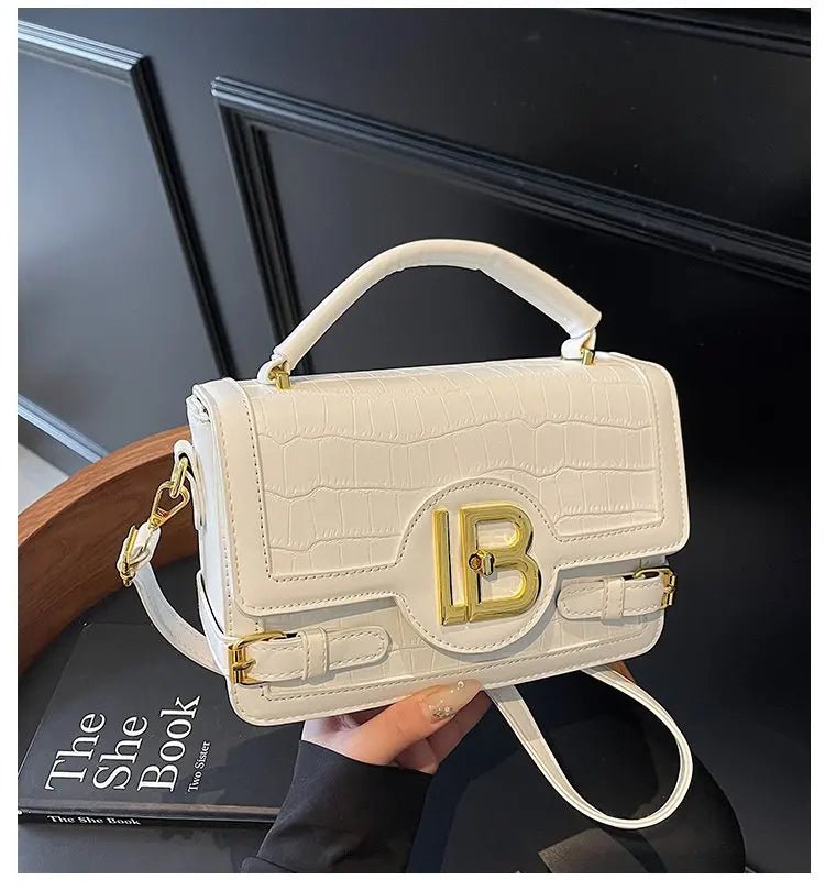 Fashionable Leather Women's Shoulder Bag Luxury Brand Famous Designer Elegant Classic Elegant Lining Vintage Bag - Tara's Tiny Treasures
