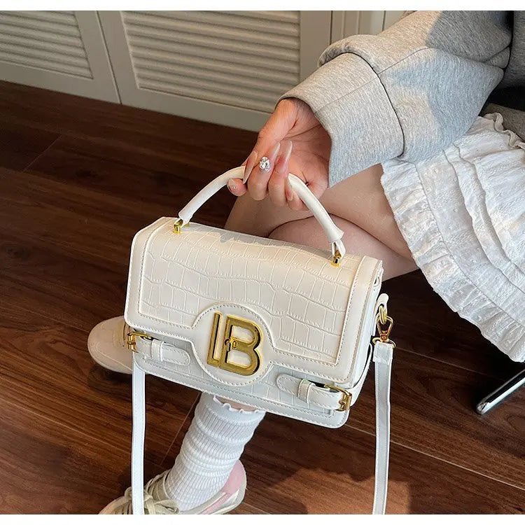 Fashionable Leather Women's Shoulder Bag Luxury Brand Famous Designer Elegant Classic Elegant Lining Vintage Bag - Tara's Tiny Treasures