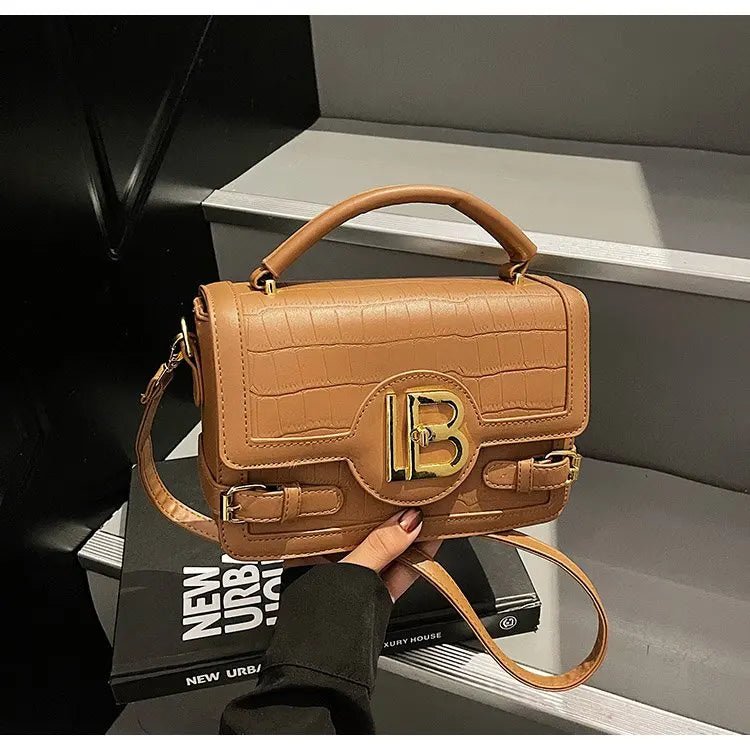 Fashionable Leather Women's Shoulder Bag Luxury Brand Famous Designer Elegant Classic Elegant Lining Vintage Bag - Tara's Tiny Treasures