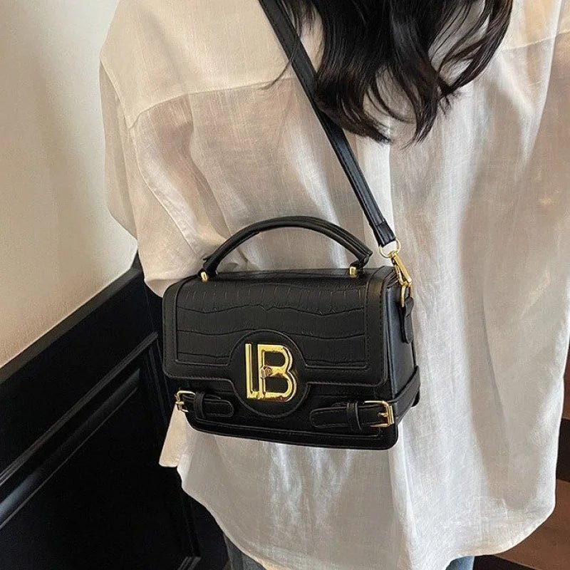 Fashionable Leather Women's Shoulder Bag Luxury Brand Famous Designer Elegant Classic Elegant Lining Vintage Bag - Tara's Tiny Treasures