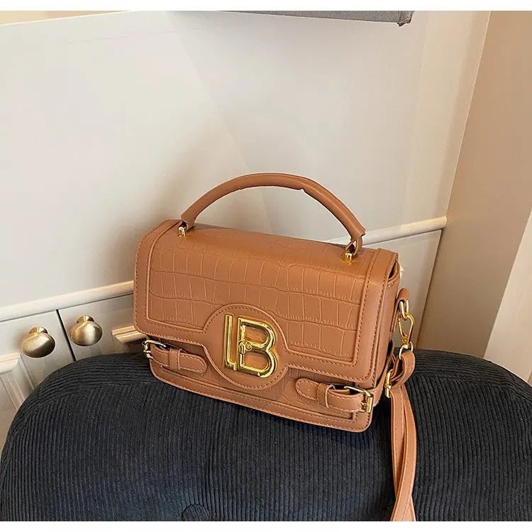 Fashionable Leather Women's Shoulder Bag Luxury Brand Famous Designer Elegant Classic Elegant Lining Vintage Bag - Tara's Tiny Treasures