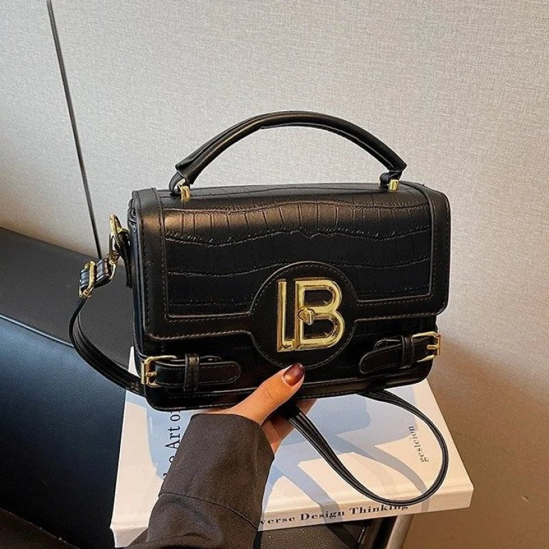 Fashionable Leather Women's Shoulder Bag Luxury Brand Famous Designer Elegant Classic Elegant Lining Vintage Bag - Tara's Tiny Treasures