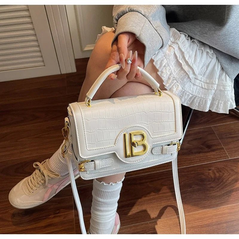 Fashionable Leather Women's Shoulder Bag Luxury Brand Famous Designer Elegant Classic Elegant Lining Vintage Bag - Tara's Tiny Treasures