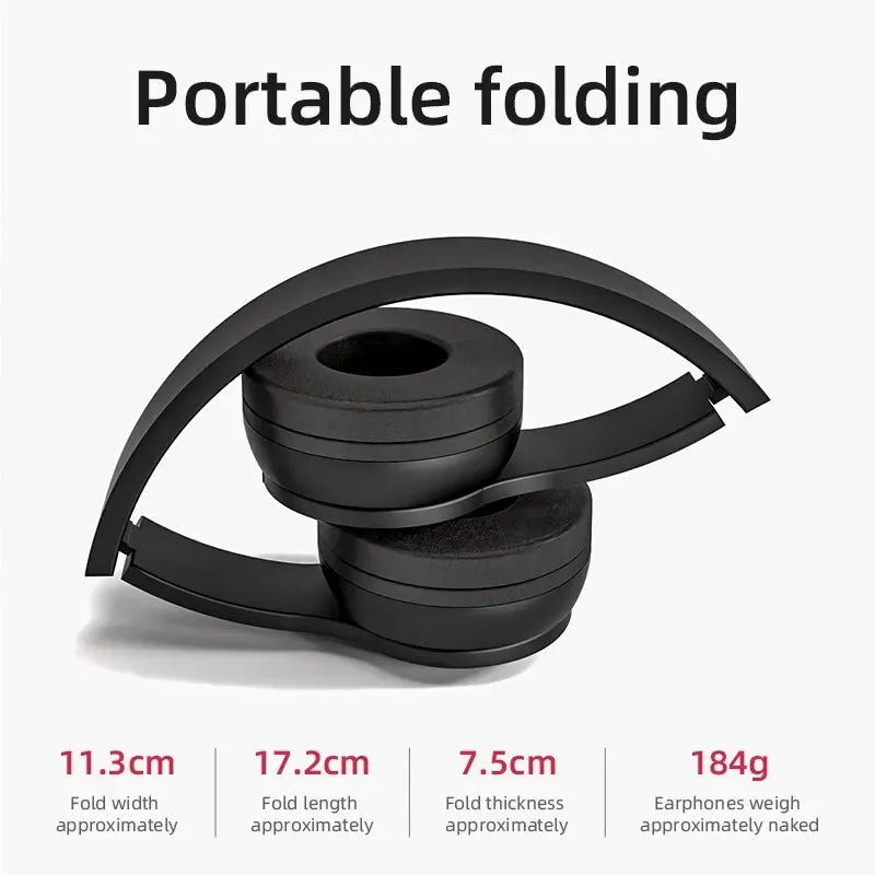 Fone Wireless Bluetooth Headphones HIFI Stereo Foldable P47 Earphones Kid Helmet Gift With Microphone Support SD Card For iPhone - Tara's Tiny Treasures