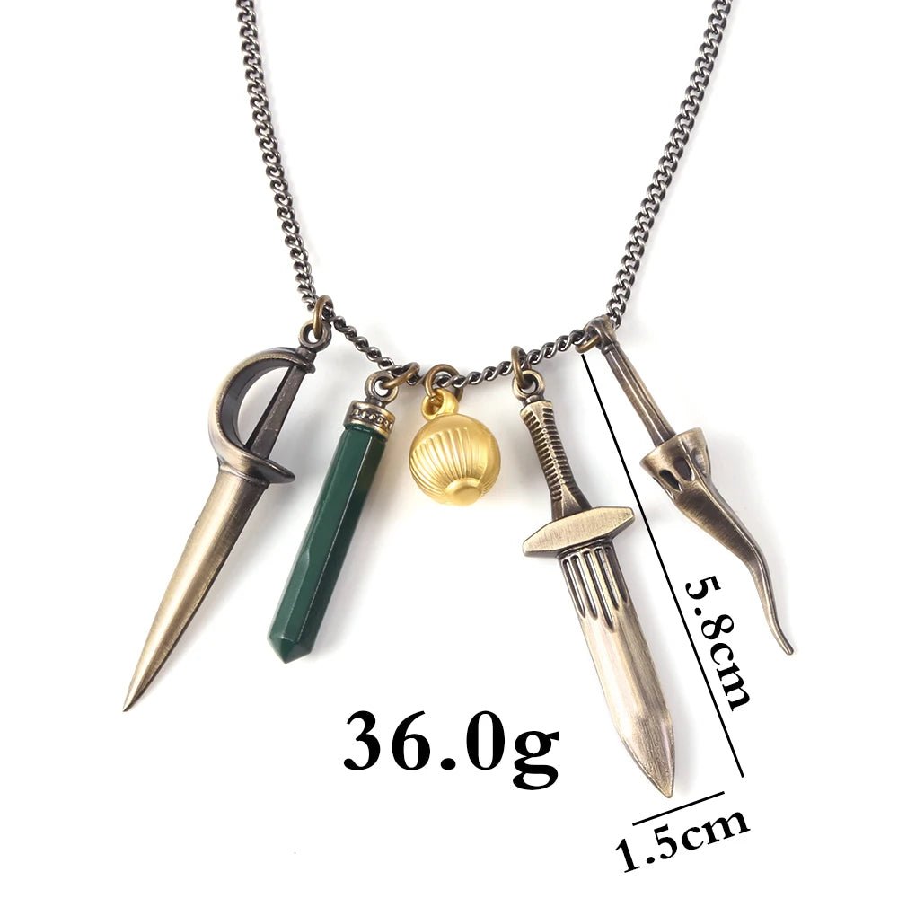 Game Resident Evil 8 Village Necklace Vampire Moth Woman Daughter Vintage Necklace For Halloween Cosplay Props Accessories Gifts - Tara's Tiny Treasures