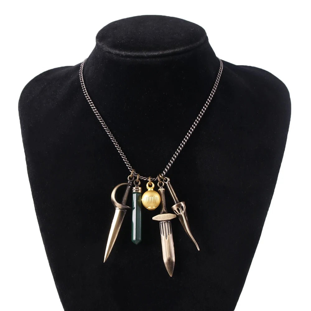 Game Resident Evil 8 Village Necklace Vampire Moth Woman Daughter Vintage Necklace For Halloween Cosplay Props Accessories Gifts - Tara's Tiny Treasures