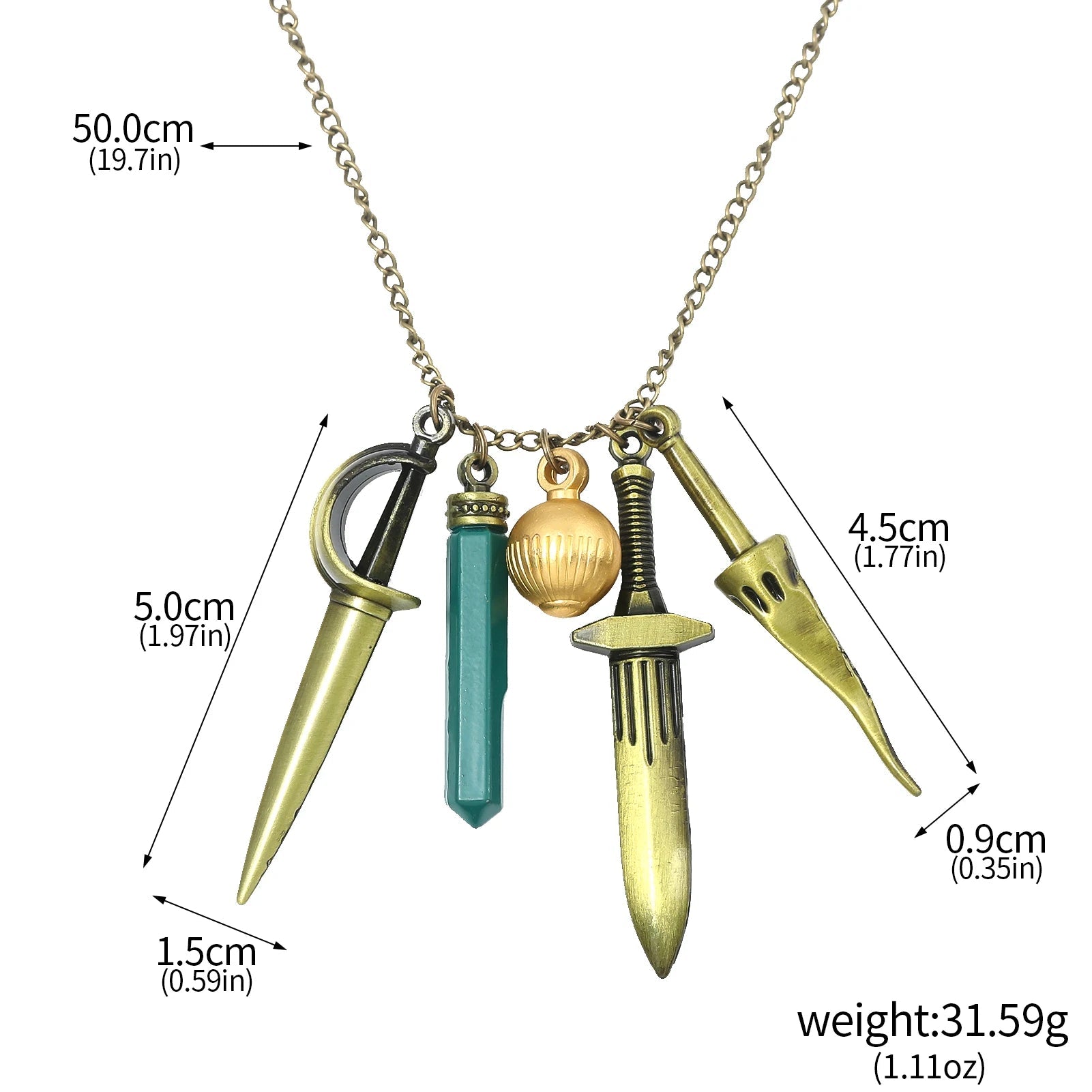 Game Resident Evil 8 Village Necklace Vampire Moth Woman Daughter Vintage Necklace For Halloween Cosplay Props Accessories Gifts - Tara's Tiny Treasures