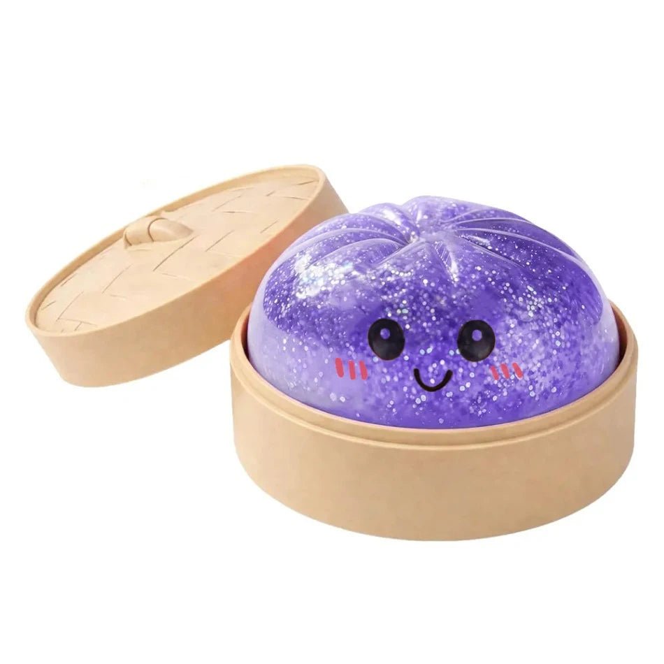 Glitter Dumpling Glitter Dumpling Squishy with Box Dumplings Sensory Squeeze Toy for Stress Relief Gifts - Tara's Tiny Treasures
