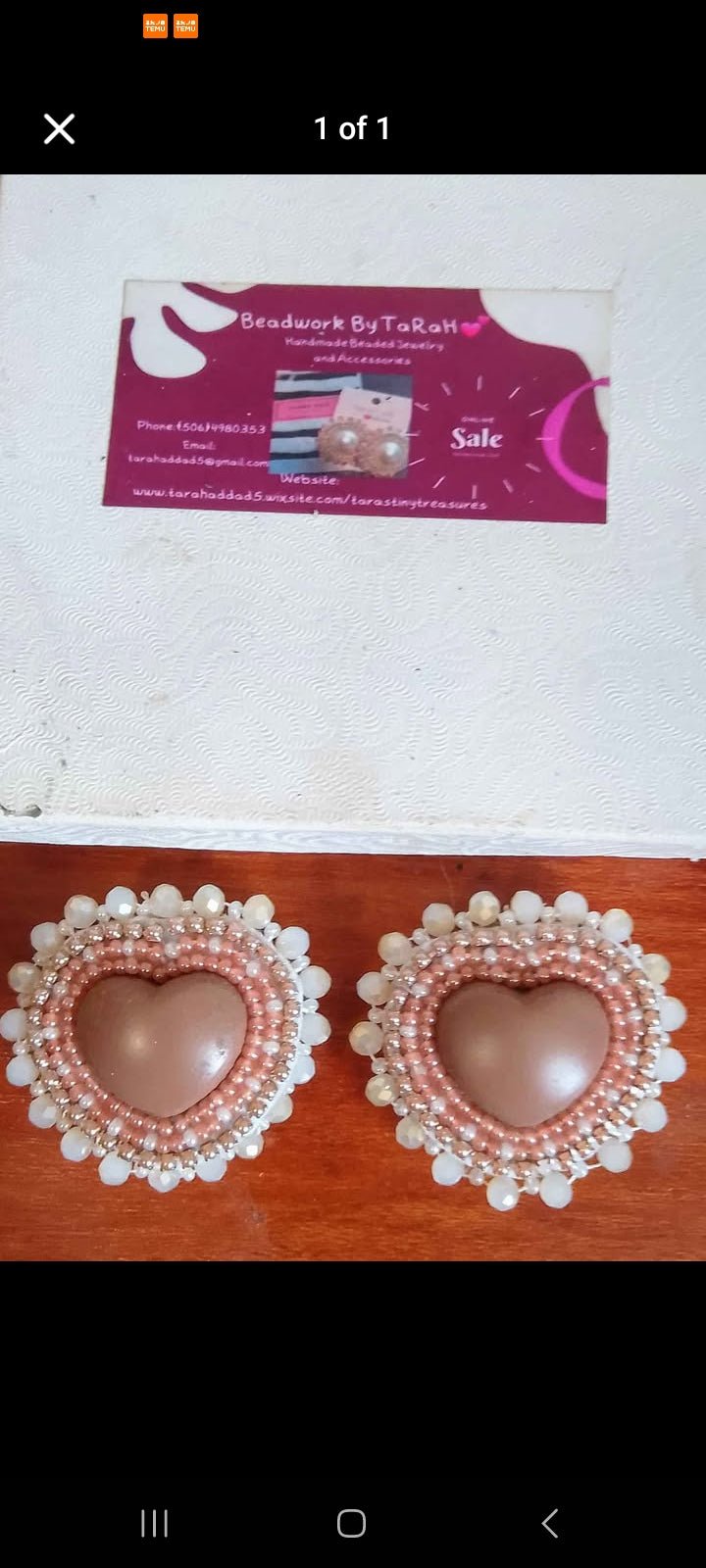 Handmade Beaded Earrings - Tara's Tiny Treasures