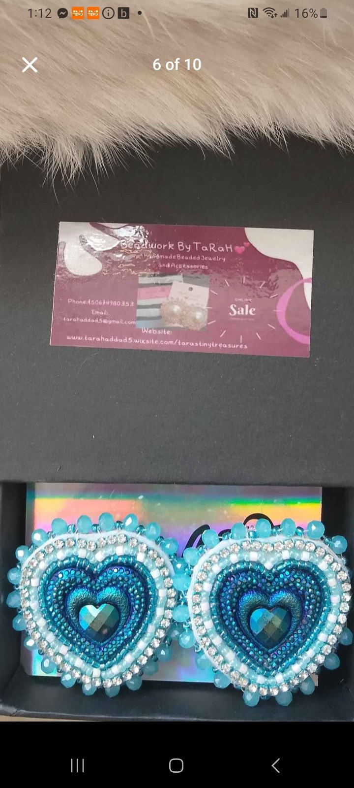 Handmade Beaded Earrings - Tara's Tiny Treasures