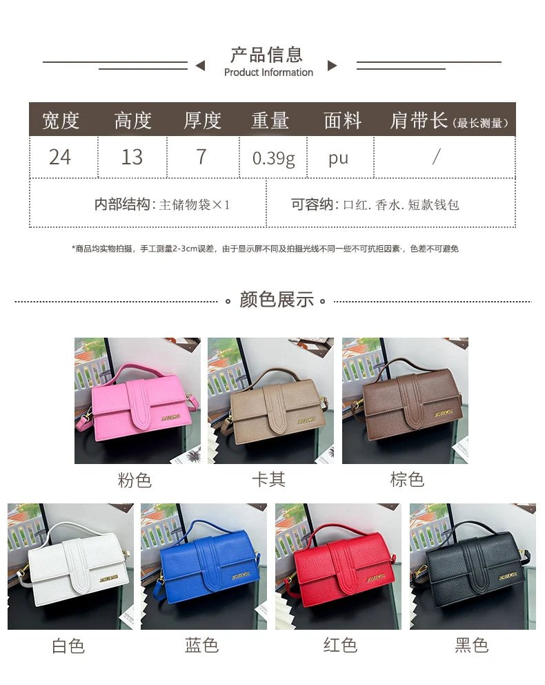 High End Fashion New Minimalist Small Bag Luxury Elegant Shoulder Crossbody Bag Stylish for Ladies Daily Essential Use - Tara's Tiny Treasures