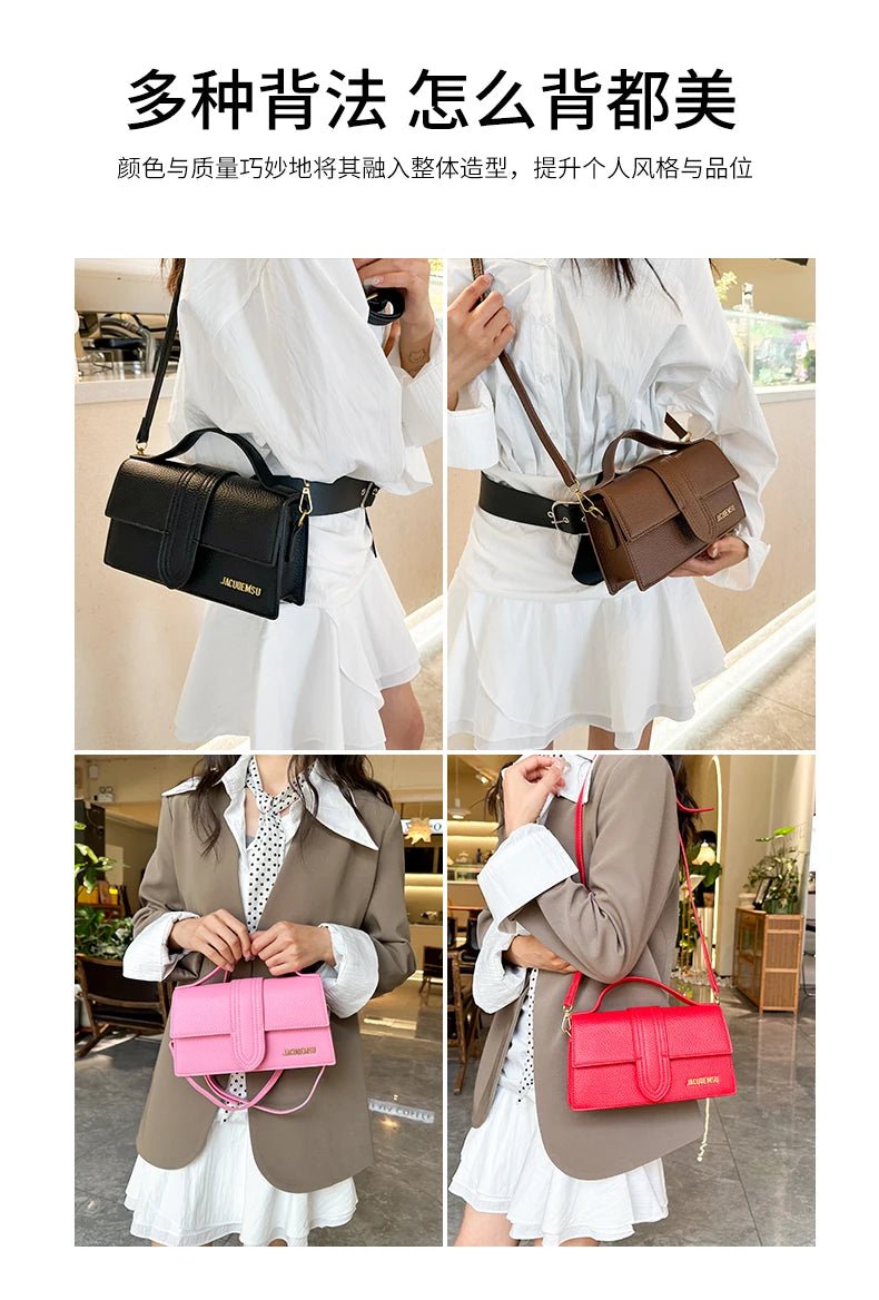 High End Fashion New Minimalist Small Bag Luxury Elegant Shoulder Crossbody Bag Stylish for Ladies Daily Essential Use - Tara's Tiny Treasures