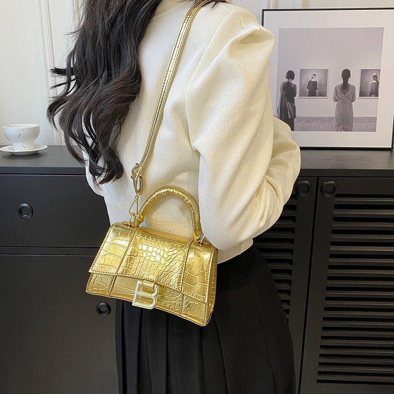 High End Leather Ladies Tote Bags Fashionable Luxury Classic Designer Paris Popular Classic Elegant Diaper Bag - Tara's Tiny Treasures