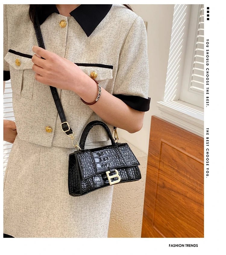 High End Leather Ladies Tote Bags Fashionable Luxury Classic Designer Paris Popular Classic Elegant Diaper Bag - Tara's Tiny Treasures