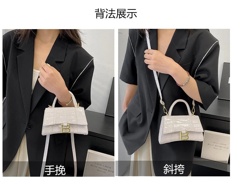 High End Leather Ladies Tote Bags Fashionable Luxury Classic Designer Paris Popular Classic Elegant Diaper Bag - Tara's Tiny Treasures