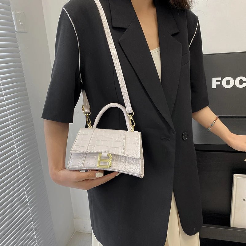 High End Leather Ladies Tote Bags Fashionable Luxury Classic Designer Paris Popular Classic Elegant Diaper Bag - Tara's Tiny Treasures